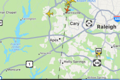 First leg RDU->MIA...