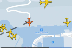 First leg RDU->MIA...