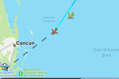 Second leg...MIA->CUN!