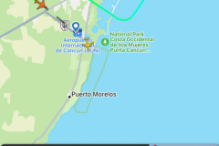 Second leg...MIA->CUN!