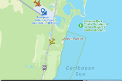 Second leg...MIA->CUN!