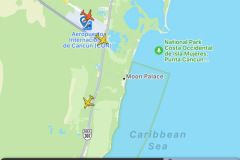 Second leg...MIA->CUN!