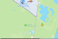 Second leg...MIA->CUN!