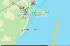 Second leg...MIA->CUN!