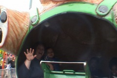 Nicholas and Mommy in the bear ride Nicholas and Mommy in the bear ride