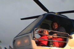 Nicholas and Mommy in the police helicopter ride Nicholas and Mommy in the police helicopter ride