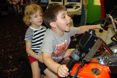 Nicholas takes Braley for a ride!