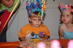 Brandon makes a wish!