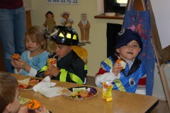 It's not a doughnut but our cop doesn't seem to mind!