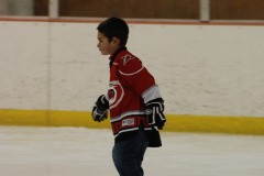 Nicholas' friend Mitch out on the ice...