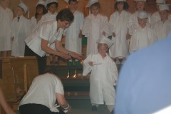 Connor getting his diploma...