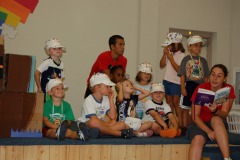 The boys are listening intently...