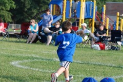 Nicholas trots home to score a run!