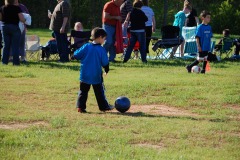 Nicholas practicing his dribbling...
