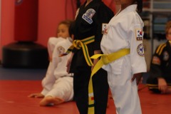 Nicholas stands at attention!