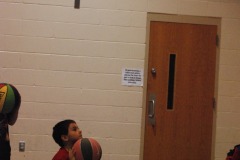 Nicholas goes for a more conventional delivery...