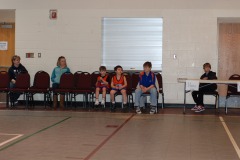 Nicholas gets a break in the second of six six-minute periods...