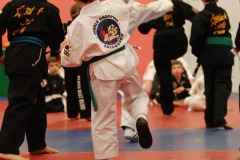 Demonstrating his form...