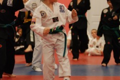 Demonstrating his form...