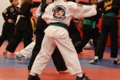 Demonstrating his form...
