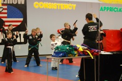 Working the nunchucks...