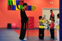 Nicholas collecting the cards...