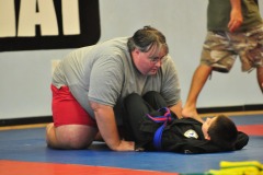 Helping out with his endurance trials...
