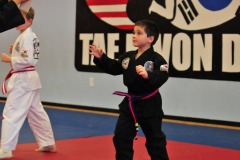 And just like that, he broke that board on his first try!