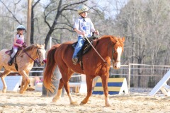 Nicholas in the saddle...