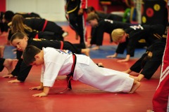 Pushup position!