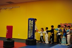 Lining up to take the mat...