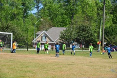 Another corner kick doesn't make it to him...