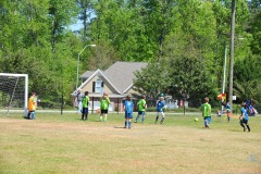 Another corner kick doesn't make it to him...