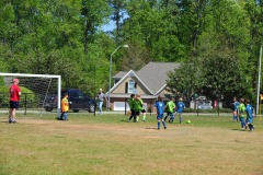 Another corner kick doesn't make it to him...