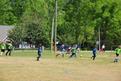 Another corner kick doesn't make it to him...