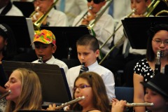 The full band playing the theme to <B>Hawaii 5-0</B>...