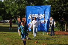 Alex cheering during the intros...