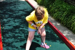 Katie marches on...