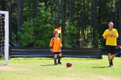 Taking the goal kick...