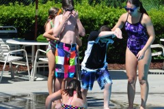 Learning the finer points of diving...