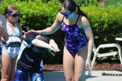Learning the finer points of diving...
