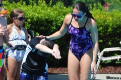 Learning the finer points of diving...
