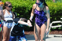 Learning the finer points of diving...