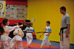 The sparring match of the day!