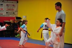 The sparring match of the day!