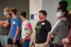 Nick awaiting his turn at the microphone!